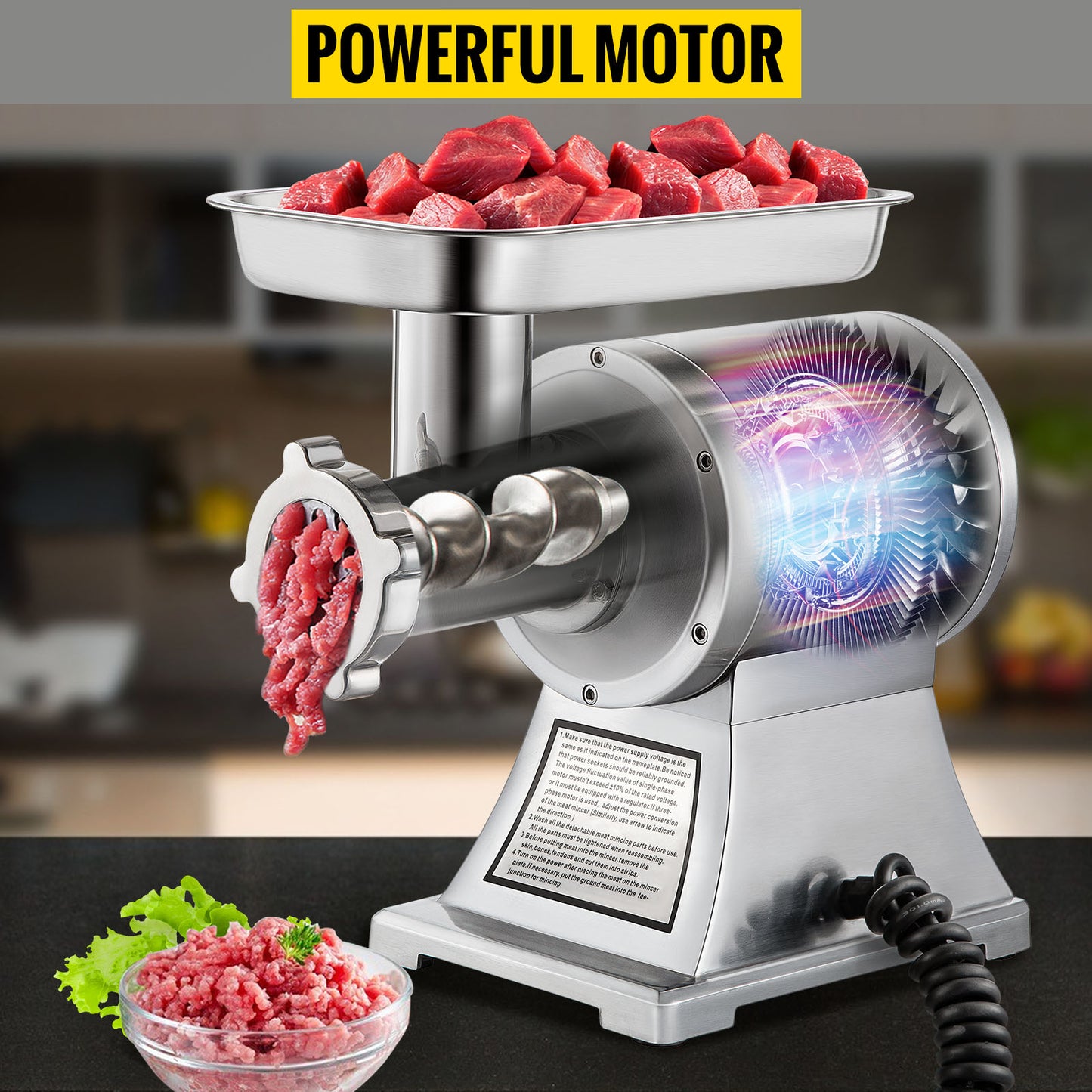 Moledora de carne industrial exmex